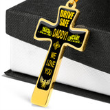 To My Dad Cross - Luxury Necklace: Best Gift For Dad, Luxury Cross Pendant For Dad, Birthday Gifts For Dad, Surprise Ideas For Dad 41ddg
