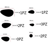 3D DIY Acrylic Mirror wall decor stickers