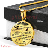 To My Girlfriend Luxury Necklace: Best Simple Necklace For Girlfriend - 'How Your Smile Makes My Heart Skip A Beat And How Everytime I'm With You, I Feel So Complete, I Love You, Always And Forever' - 631go To My Girlfriend Luxury Necklace: Best Simple Necklace For Girlfriend - 'How Your Smile Makes My Heart Skip A Beat And How Everytime I'm With You, I Feel So Complete, I Love You, Always And Forever' - 631go