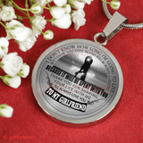 To My Girlfriend Luxury Necklace: New Year Gift For Girlfriend - 'Thank You For Sharing Your Life With Me. I'll Always Love You.' - 574go