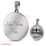 To My Girlfriend Luxury Necklace: New Year Gift For Girlfriend - 'Thank You For Sharing Your Life With Me. I'll Always Love You.' - 574go