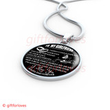 To My Girlfriend Luxury Necklace: Christmas Necklace For Girlfriend - 'How Your Smile Makes My Heart Skip A Beat And How Everytime I'm With You, I Feel So Complete, I Love You, Always And Forever' - 631gs