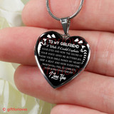 To My Girlfriend Luxury Necklace: Romantic Surprises For Your Girlfriend - 'How Your Smile Makes My Heart Skip A Beat And How Everytime I'm With You, I Feel So Complete, I Love You, Always And Forever' - 616gs
