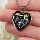 To My Girlfriend Luxury Necklace: Best Gift For Girlfriend On First Date - ' I Don't Know How I'll Ever Be Able To Thank You For Everything You Have Done But I Promise I'll Never Stop Trying. I Love You.' - 592gs To My Girlfriend Luxury Necklace: Best Gift For Girlfriend On First Date - ' I Don't Know How I'll Ever Be Able To Thank You For Everything You Have Done But I Promise I'll Never Stop Trying. I Love You.' - 592gs