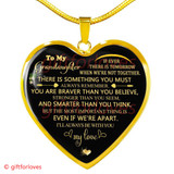 To My Granddaughter Luxury Necklace: Grandchildren And Grandparents Necklace, Birthday Gifts For Granddaughter, Best Gifts For Granddaughter 415GDAG To My Granddaughter Luxury Necklace: Grandchildren And Grandparents Necklace, Birthday Gifts For Granddaughter, Best Gifts For Granddaughter 415GDAG