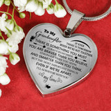 To My Granddaughter Luxury Necklace: Grandchildren And Grandparents Necklace, Birthday Gifts For Granddaughter, Best Gifts For Granddaughter 415GDAG To My Granddaughter Luxury Necklace: Grandchildren And Grandparents Necklace, Birthday Gifts For Granddaughter, Best Gifts For Granddaughter 415GDAG