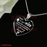 To My Wife Luxury Necklace - Pendant Romantic Chain - Best Gift For Her 249WSO