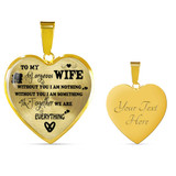 To My Wife Luxury Necklace - Pendant Romantic Chain - Best Gift For Her 249WSO
