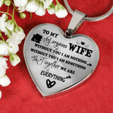To My Wife Luxury Necklace - Pendant Romantic Chain - Best Gift For Her 249WSO