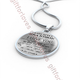 To my grandson necklace, birthday gift for grandson from grandpa, grandpa and grandson necklace - you are the most beautiful thing I keep inside my mind and my heart . . . 448grdp