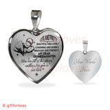 To My Granddaughter Luxury Necklace :You Are All Of The Above Endless For You Is Our Love 498DASO