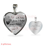 To My Wife Luxury Necklace: Husband And Wife Necklace, Birthday Gifts For Wife, Best Gifts For Wife 455WG