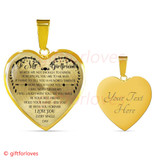 To My Girlfriend Luxury Necklace:  Best Gift For Girlfriend Romantic Necklace, Birthday Gifts For Girlfriend 359GFSO