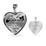 To My Girlfriend Luxury Necklace:  Best Gift For Girlfriend Romantic Necklace, Birthday Gifts For Girlfriend  346GFSo