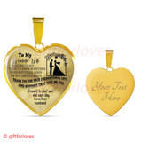 To My Wife Luxury Necklace - Pendant Romantic Chain - Best Gift For Her  Amazing Necklace 251WSO