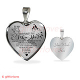 To My Wife Luxury Necklace: Husband And Wife Necklace, Birthday Gifts For Wife, Best Gifts For Wife 'Never Forget That I Love You'235wso