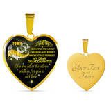 To My Granddaughter Luxury Necklace :You Are All Of The Above Endless For You Is Our Love 498DAG