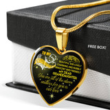 To My Granddaughter Luxury Necklace :You Are All Of The Above Endless For You Is Our Love 498DAG