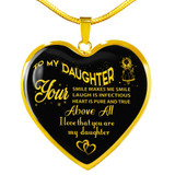 To My Daughter Necklace: Best Gifts For Daughter Birthday Gifts For Daughter Christmas Gift For Daughter Ideas 479DAG