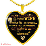 To My Wife Luxury Necklace - Pendant Romantic Chain - Best Gift For Her 249WG