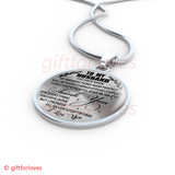 To My Husband Luxury Necklace: Husband And Wife Necklace, Necklace For Husband, Valentine Gift For Husband553HO