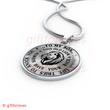 To My Son Luxury Necklace: Idea Gift For Him, Best Gift For Son,"when life tries to knock you Ð this old lion Ð always have your back"516SO