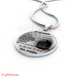 Grandson And Grandfather Necklace, Idea Gift For Grandson From Grandpa322GSO