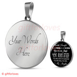 To My Beautiful Daughter Luxury Necklace:  Birthday Gift For Daughter, Amazing Necklace "You Are Precious, You Are So Special"484DAS