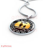 To My Son Luxury Necklace: Idea Gift For Him, Best Gift For Son, "I hope you have a fantastic life"437SS