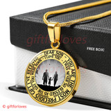 To My Son Luxury Necklace: Idea Gift For Him, Best Gift For Son428SO