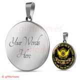 To My Son Luxury Necklace: Idea Gift For Him, Best Gift For Son, Birthday Gift For Teen, "Keep Faith In God And Be Blessed, I Love You More Than You Will Ever Know"406SG