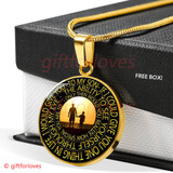 To My Son Luxury Necklace: "If I Could Give You One Thing In Life, I Would Give You The Ability To See Yourself Through My Eyes, Only Then Will You Realize How Special You Are To Me"401SG To My Son Luxury Necklace: "If I Could Give You One Thing In Life, I Would Give You The Ability To See Yourself Through My Eyes, Only Then Will You Realize How Special You Are To Me"401SG