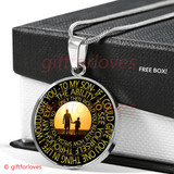 To My Son Luxury Necklace: "If I Could Give You One Thing In Life, I Would Give You The Ability To See Yourself Through My Eyes, Only Then Will You Realize How Special You Are To Me"401SG To My Son Luxury Necklace: "If I Could Give You One Thing In Life, I Would Give You The Ability To See Yourself Through My Eyes, Only Then Will You Realize How Special You Are To Me"401SG