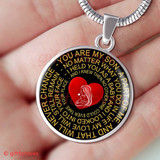 To My Son Luxury Necklace: Idea Gift For Him, Best Gift For Son, Birthday Gift For Teen Son, "You Are My Son, Apart Of Me, And That Will Never Change" 387SG