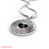 To My Son Luxury Necklace: Idea Gift For Him, Best Gift For Son, Birthday Gift For Teen Son, "You Are My Son, Apart Of Me, And That Will Never Change" 387SO