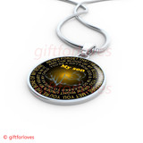 To My Son Luxury Necklace: Idea Gift For Him, Best Gift For Son, Birthday Gift For Teen Son, "Never Forget That I Love You" 383SG