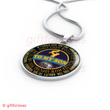 To My Son Luxury Necklace: Idea Gift For Him, Best Gift For Son, Birthday Gift For Teen Son381SG