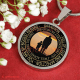 Grandson And Grandfather Necklace, Idea Gift For Grandson From Grandpa312GSG