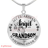 To My Grandson: Christmas Gift Ideas For Grandson, Grandson Necklace, To My Grandson Necklace, Best Gifts For Grandson, Birthday Gifts For Grandson, Special Grandson Necklace271GSO