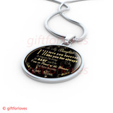 To My Daughter Luxury Necklace:  Best Gift For Daughter, Daughter Necklace From Mom, Mom And Daughter Necklace, "Love You Forever"211DAG