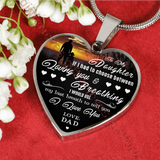 To my daughter necklace, best gift for daughter, luxury necklace for daughter, amazing birthday gift for daughter, father and daughter necklace 401dhds