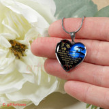 To My Wife Luxury Necklace - Pendant Romantic Chain  - "You Are The Sweetest Person I Have Ever Met All My Life. I Am Honored To Have Someone Like You In My Life"� - 540WG