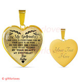 To My Girlfriend Luxury Necklace: Necklace For Girlfriend,  Birthday Gift For Girlfriend "Your Love Is Everything For Me"� 539GFSO
