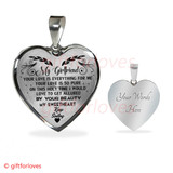 To My Girlfriend Luxury Necklace: Necklace For Girlfriend,  Birthday Gift For Girlfriend "Your Love Is Everything For Me"� 539GFSO