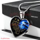 To My Girlfriend Luxury Necklace: Necklace For Girlfriend,  Birthday Gift For Girlfriend 514GFG