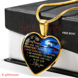 To My Girlfriend Luxury Necklace: Necklace For Girlfriend,  Birthday Gift For Girlfriend 514GFG