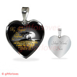 To My Girlfriend Luxury Necklace: Necklace For Girlfriend,  "I Cannot Survive Without Your Love. I Feel Suffocated When You Are Not Around Me. I Love You So Much. In Your Love, I Think Of Nothing But Love"� 512GFG
