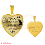 To My Wife Luxury Necklace - Pendant Romantic Chain - You Are So Caring And Affectionate. Your Heart Is Filled With Compassion And Love. I Am So Lucky To Be In Love With An Angel 505WSO