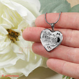 To My Wife Luxury Necklace - Pendant Romantic Chain - You Are So Caring And Affectionate. Your Heart Is Filled With Compassion And Love. I Am So Lucky To Be In Love With An Angel 505WSO