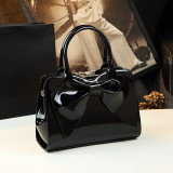 Luxury Fashion Genuine Leather Women Handbag Evening Bag Middle-aged Bow-knot Bag Ladies Mother Party Shoulder Bags